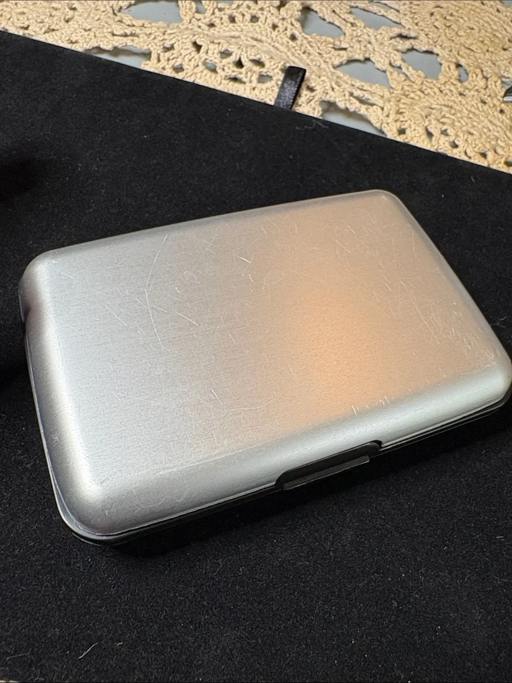 Slim Silver Alumawallet Metal Card Case